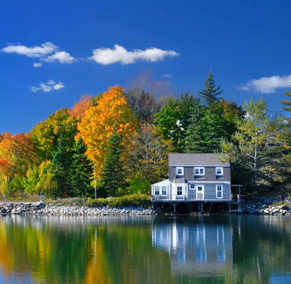 house in Maine
